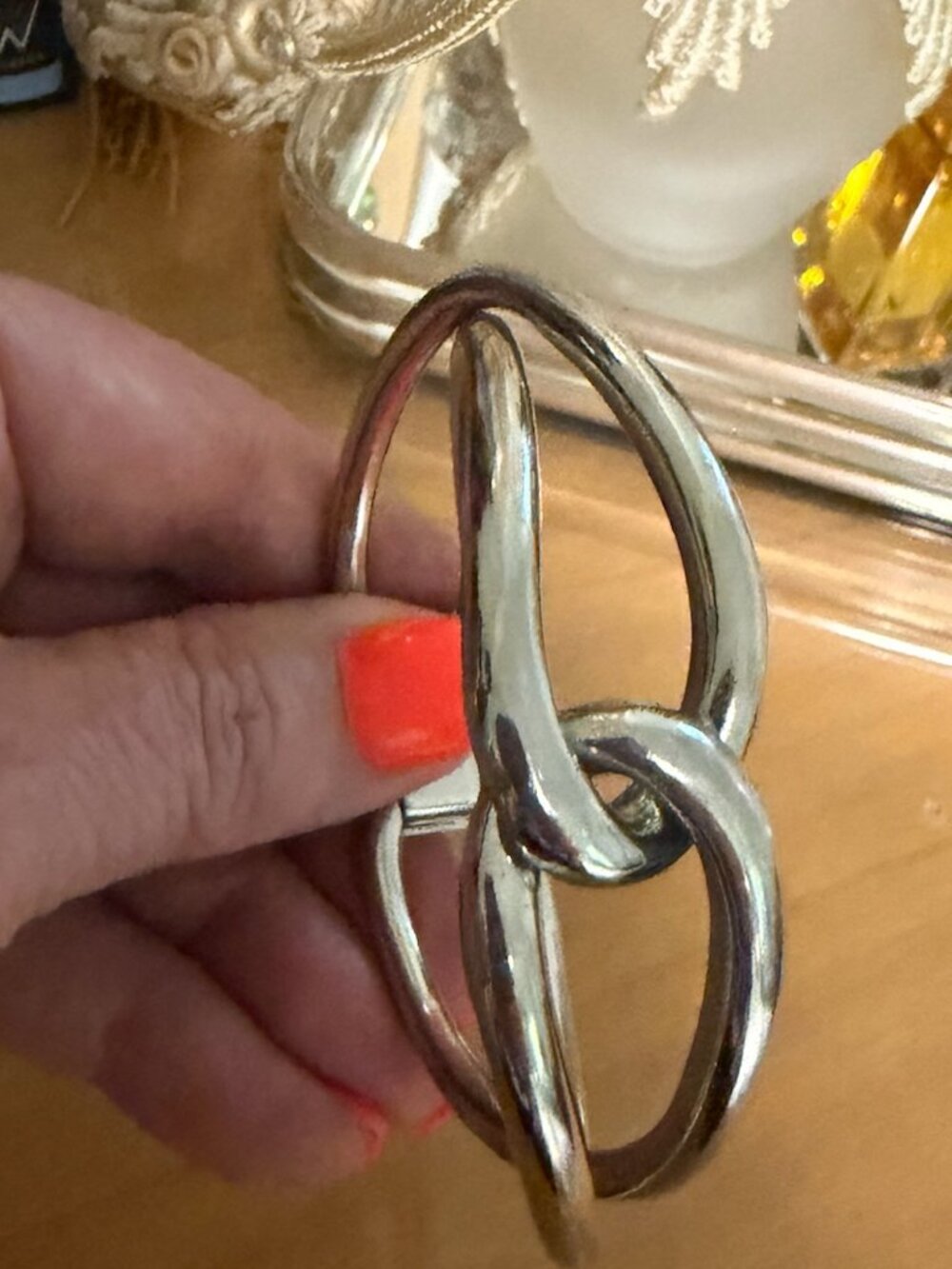 MICHAEL KORS SILVERTONE LINK BRACELET